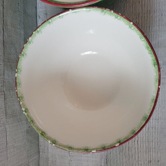 The Cellar Holiday Cabin Ceramic Bowls Set Of 2 - Picture 6 of 11